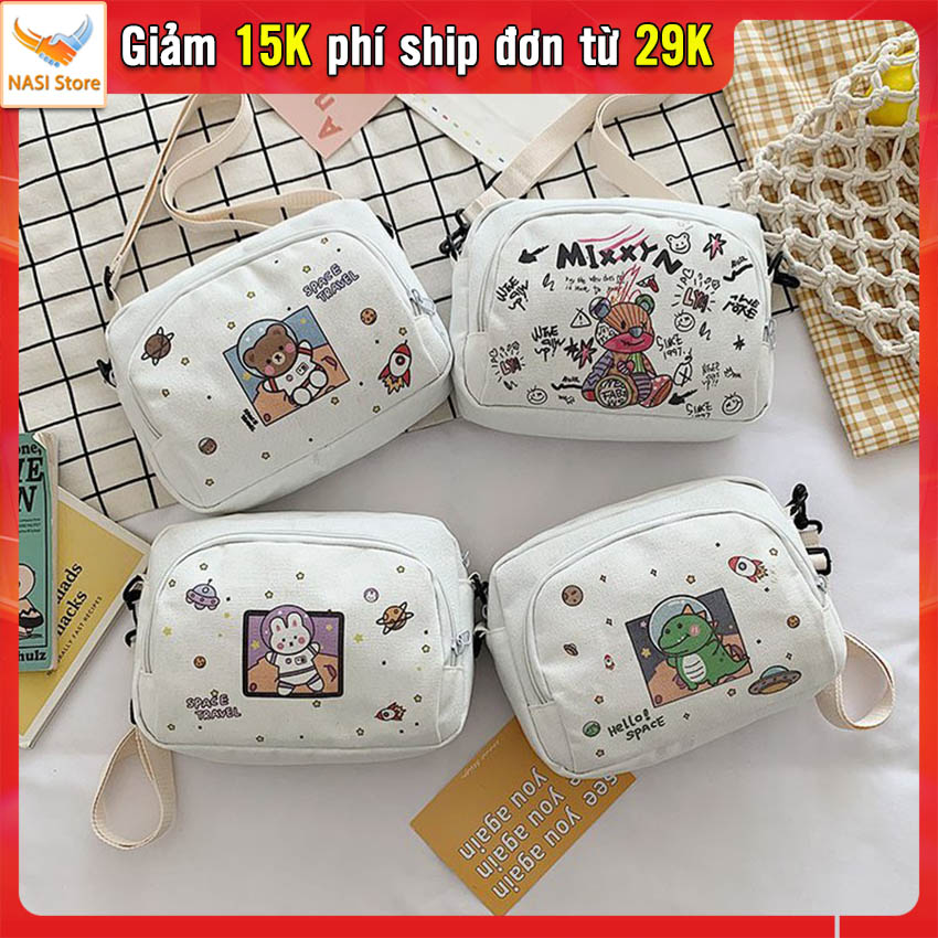 Túi đeo chéo nữ phong cách Hàn Quốc T1037 - túi xách nữ đeo chéo thời trang rất dễ thương, túi nữ - NASI Store
