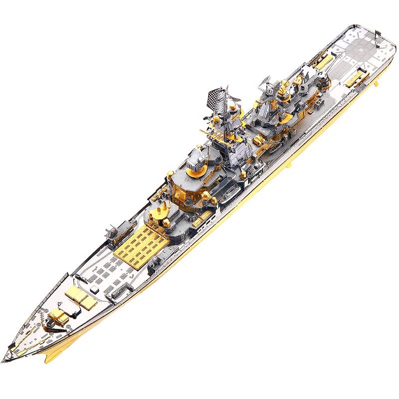Mô hình lắp ráp kim loại Tàu tuần dương hạng nặng Kirov Piececool P110-GS kim đồ chơi xếp hình lắp ráp mô hình kim loại đồ chơi xêp hình jigsaw puzzle tàu sân bay do choi tre em đồ chơi trẻ em mô hình đồ choi trẻ em đồ chơi
