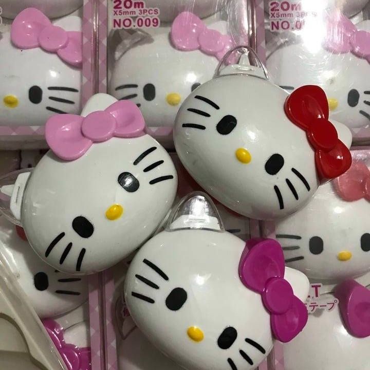 Bút Xóa Kéo Băng Xóa Kéo Băng Xóa Học Sinh Hình Mèo Kitty Ngộ nghĩnh Dễ Thương