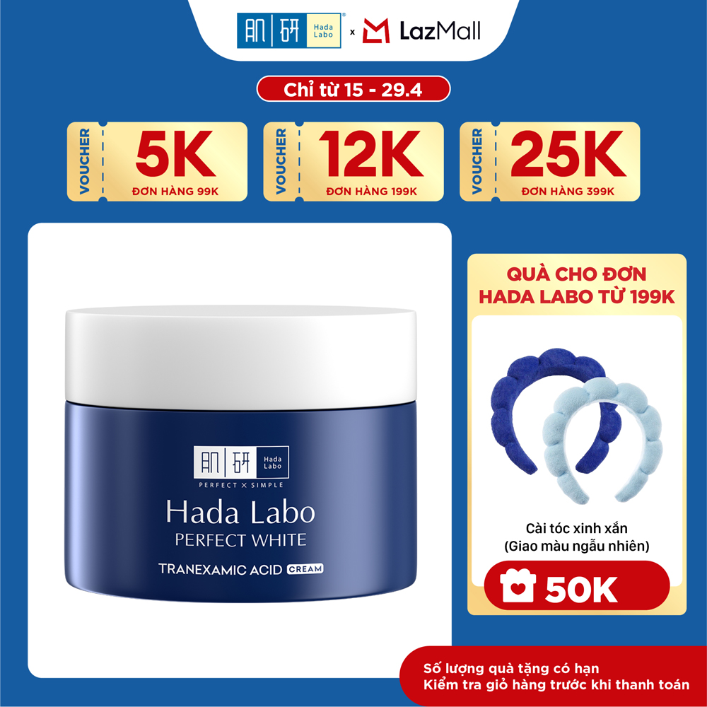 Kem dưỡng trắng Hada Labo Perfect White Tranexamic Acid Cream 50g