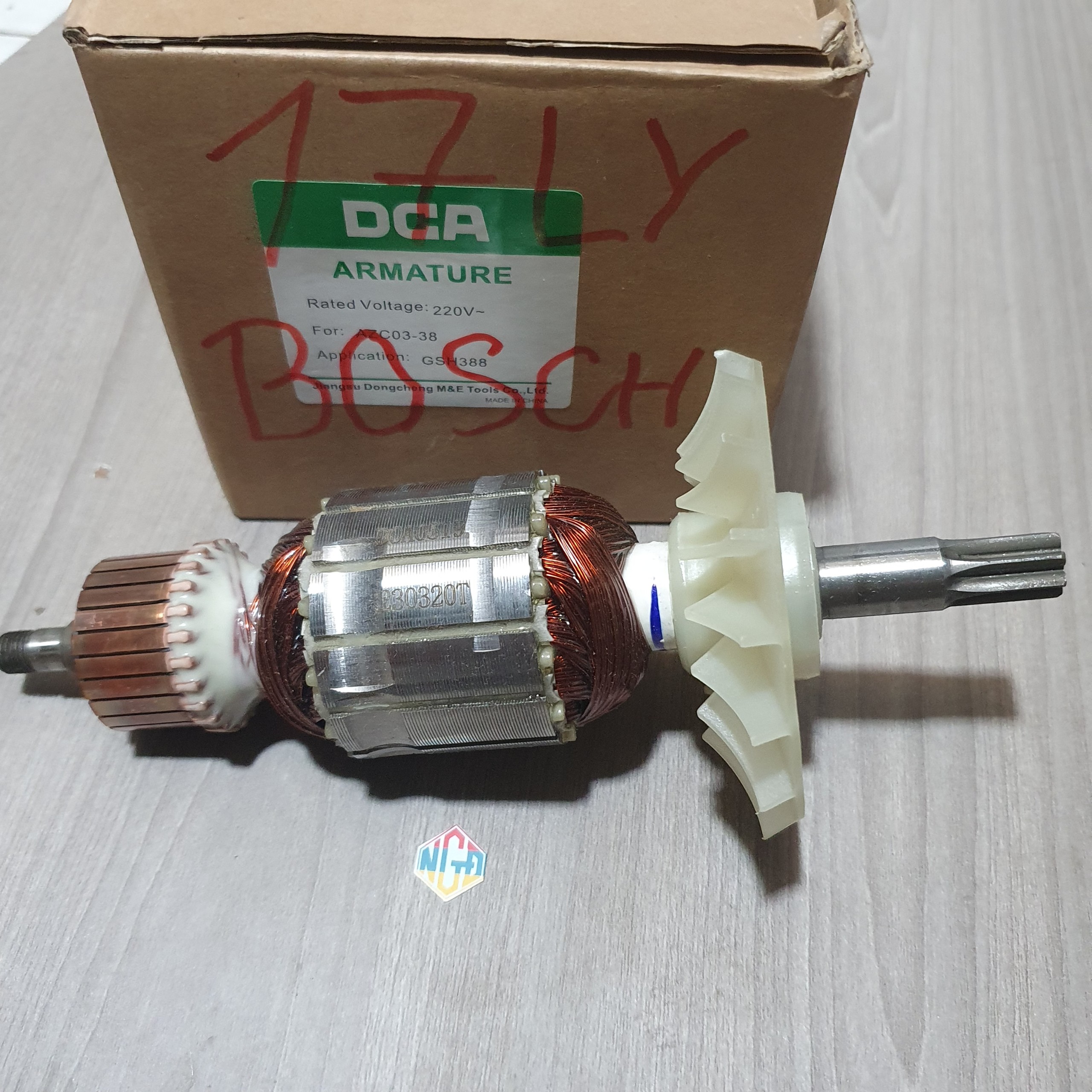 Rotor dca máy khoan đục bosch gsh 38và bosch gsh388