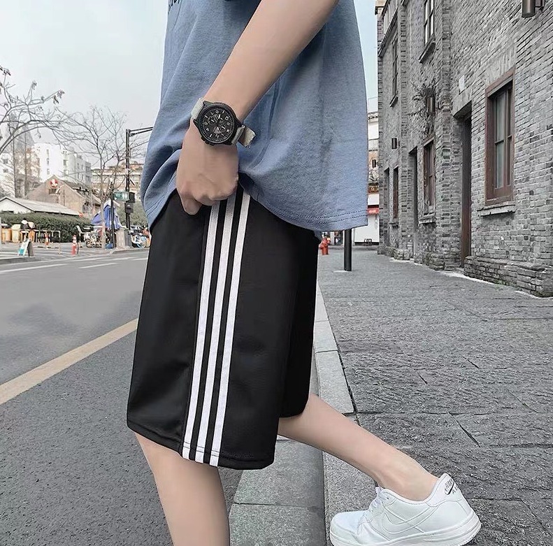 ✅ quần short ống suông 3 sọc
