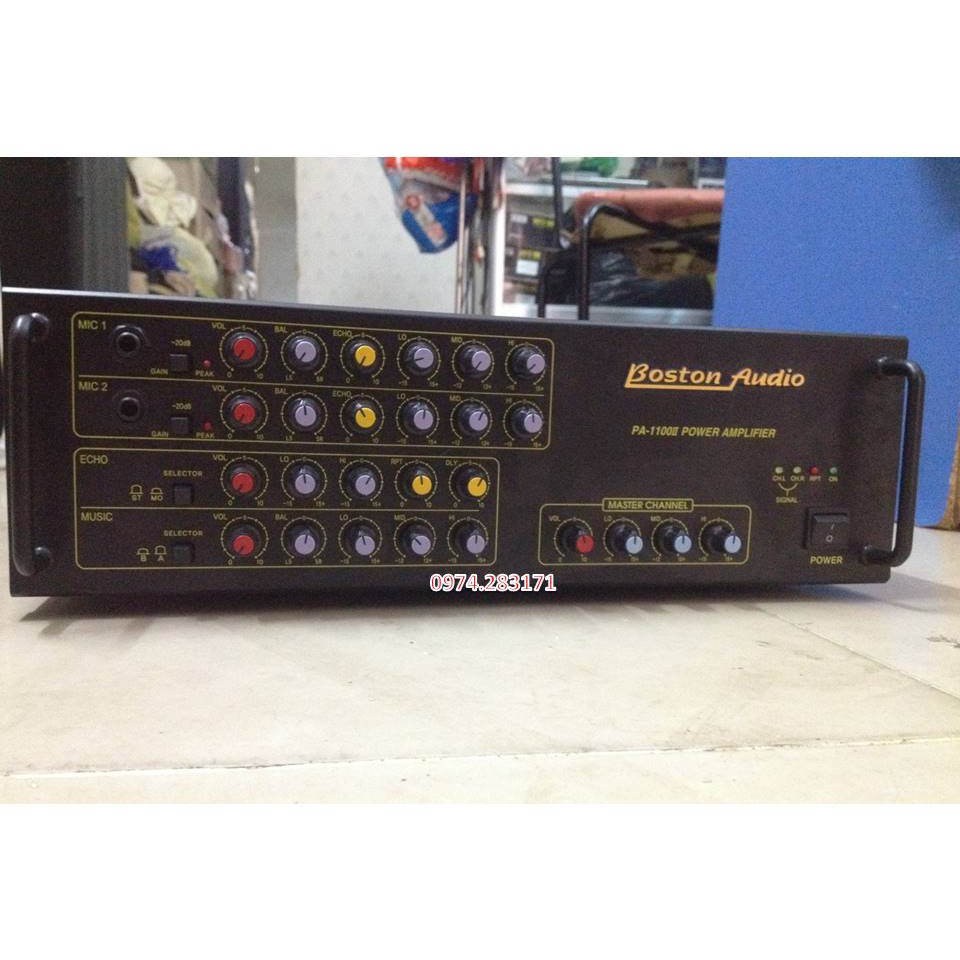 AMPLY BOSTON PA-1100II CÔNG SUẤT LỚN NGHE NHẠC VÀ HÁT KARAOKE RẤT HAY