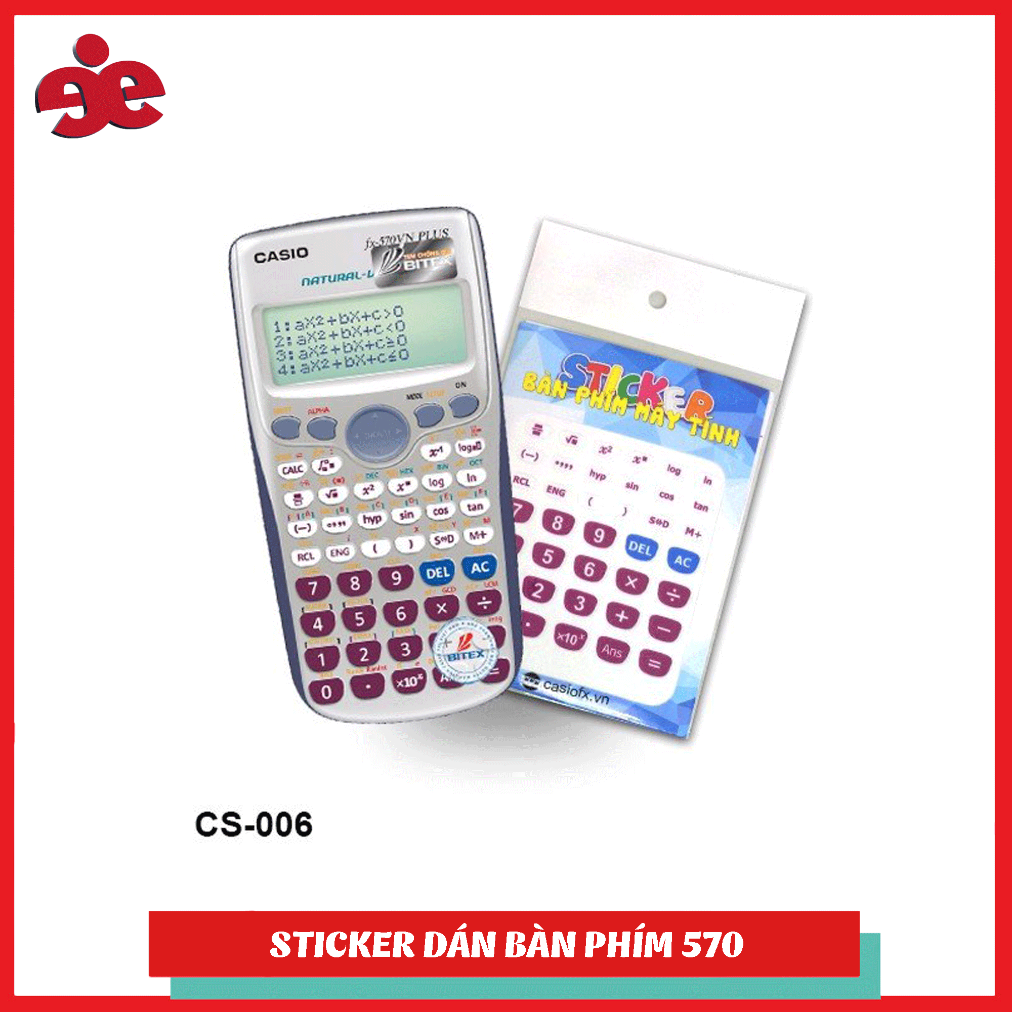 Bộ 2 stiker trang trí bàn phím máy tính (CS006)