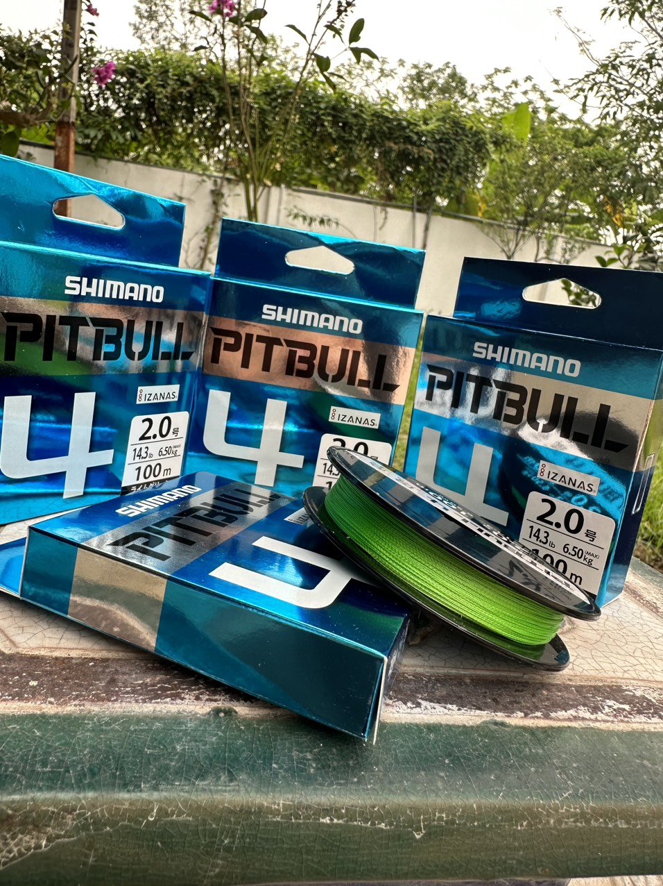 Dây dù câu cá pe shimano x4 -japan