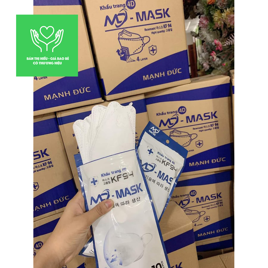 Thùng 300 cái khẩu trang 4d kf94 chuẩn mạnh đức mask