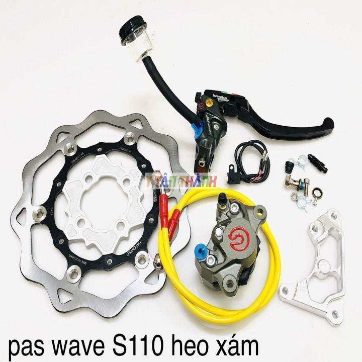 Bộ Đĩa Ktm Heo Rembo Xám Tay Rcs Pas Wave S110