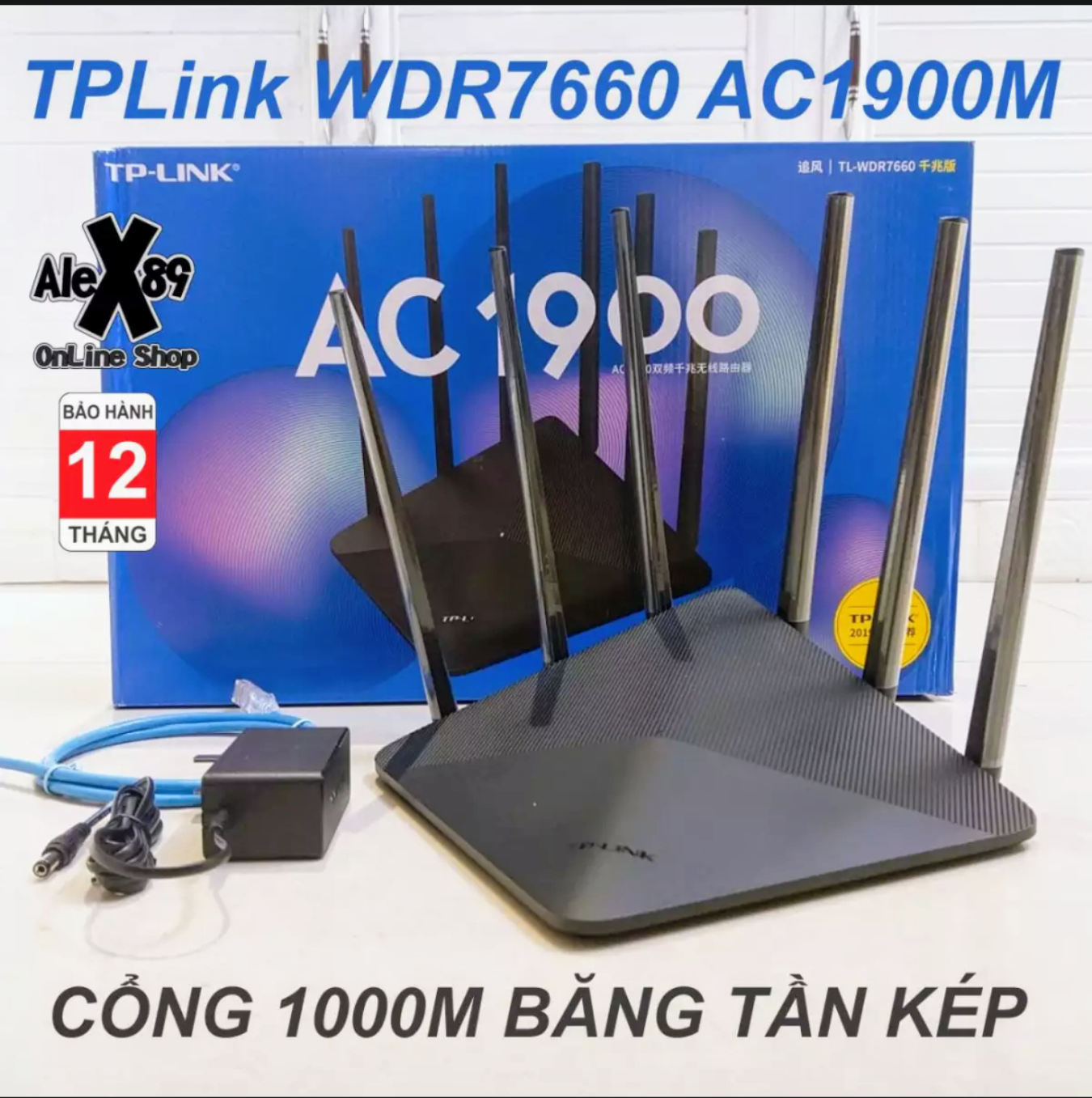 🔥17.9 - 30.9🔥TPLink WDR7660 Thiết Bị Phát Wifi 1900Mbs- Bảo Hành 12 Tháng