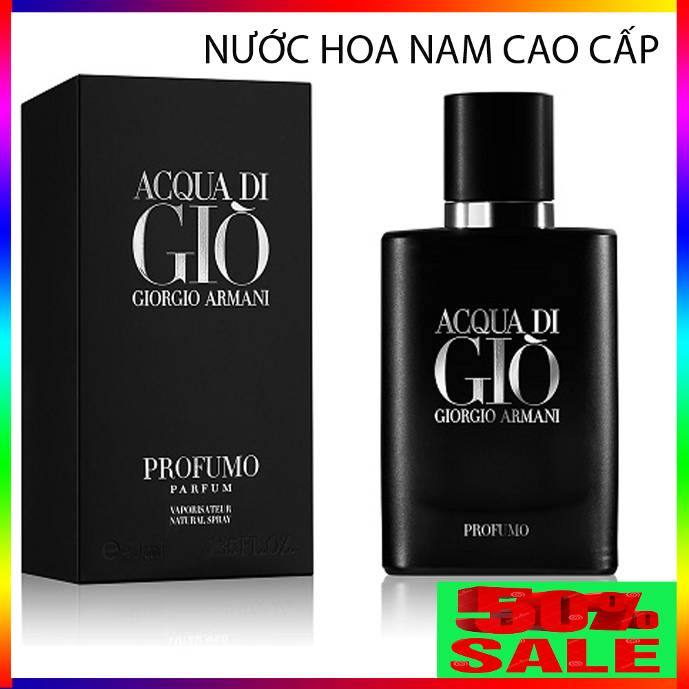 Nước Hoa Nam Thơm Lâu 24h- Xuất xứ Ý hương thơm tinh túy lịch lãm đầy nam tính.