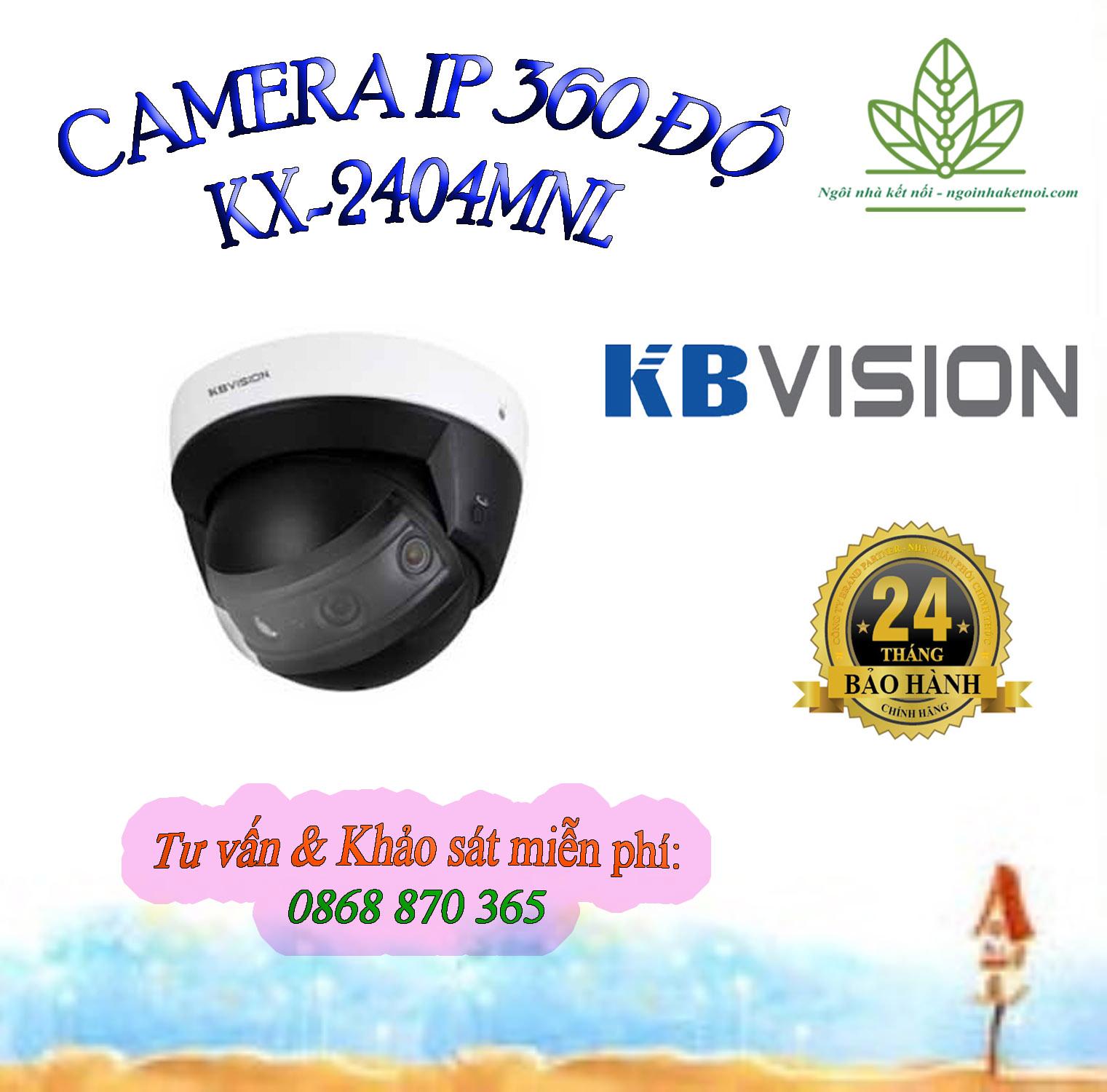 Camera ip 360 độ kx-2404mnl