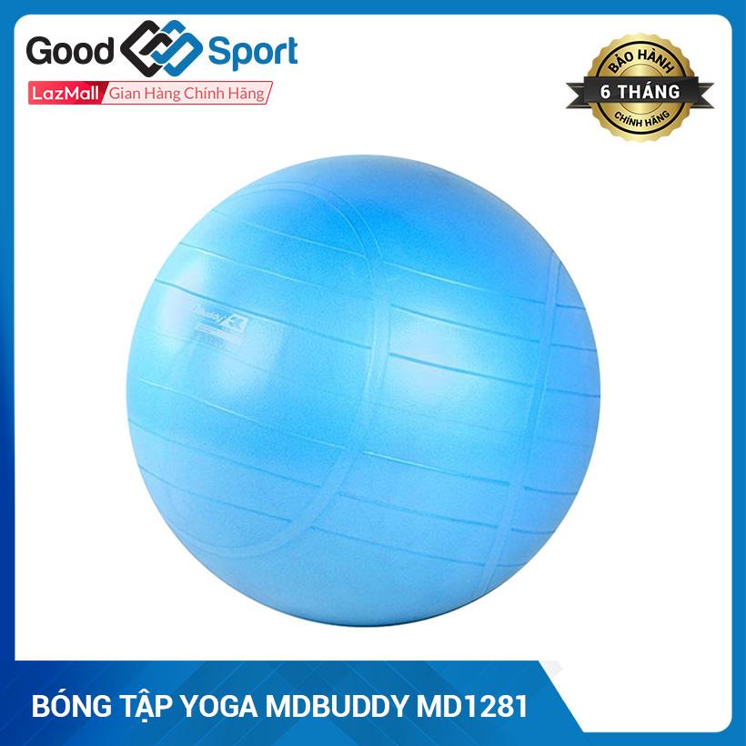 Bóng yoga, bóng tập yoga trơn kích thước 65cm cao cấp- bóng tròn tập yoga mdbuddy md1281 65cm