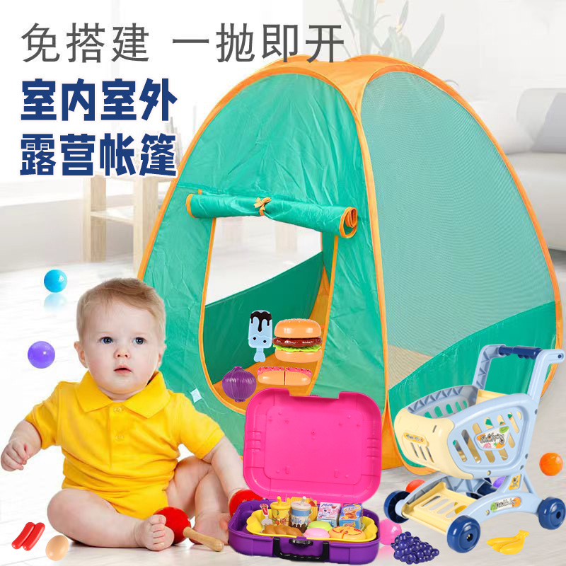 Lều Mô Phỏng Trẻ Em Xuyên Biên Giới, Cắm Trại Ngoài Trời, Trò Chơi Dã Ngoại, Đồ Chơi, Đồ Chơi, Đồ Chơi, Đồ Chơi, Đồ Chơi, Đồ Chơi, Đồ Chơi