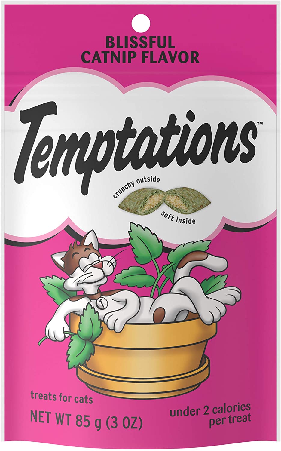 [USA] Bánh thưởng TEMPTATIONS - Blissful Catnip Flavor 85gr