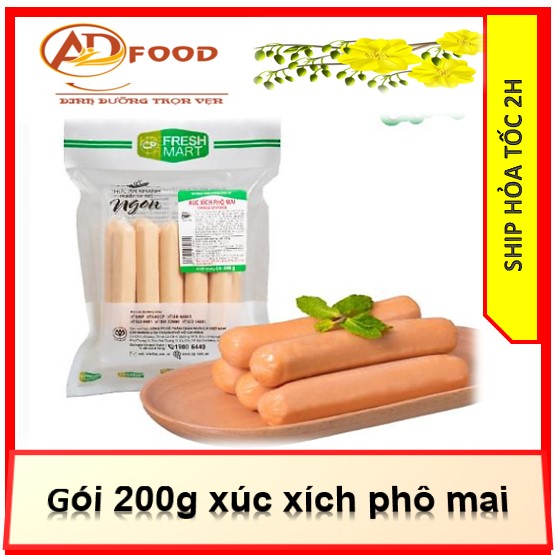 Gói 200g xúc xích phô mai