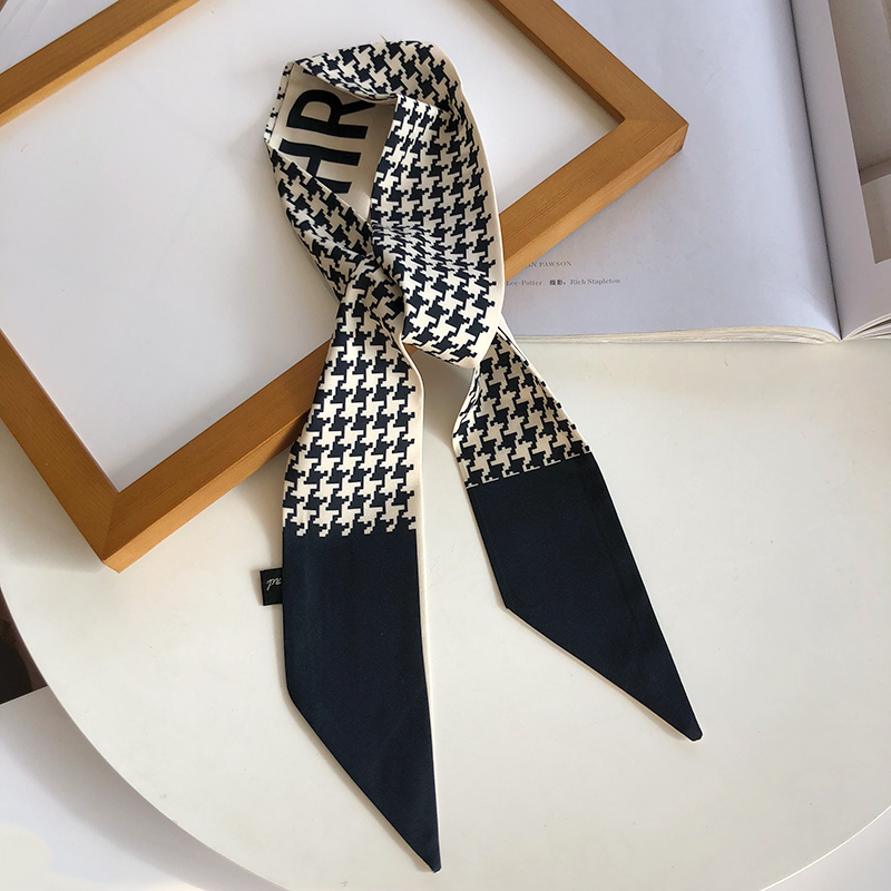 Khăn turban lụa dùng để quàng cổ nhẹ nhàng, làm cột tóc, cột tay cầm túi xách Mee Store