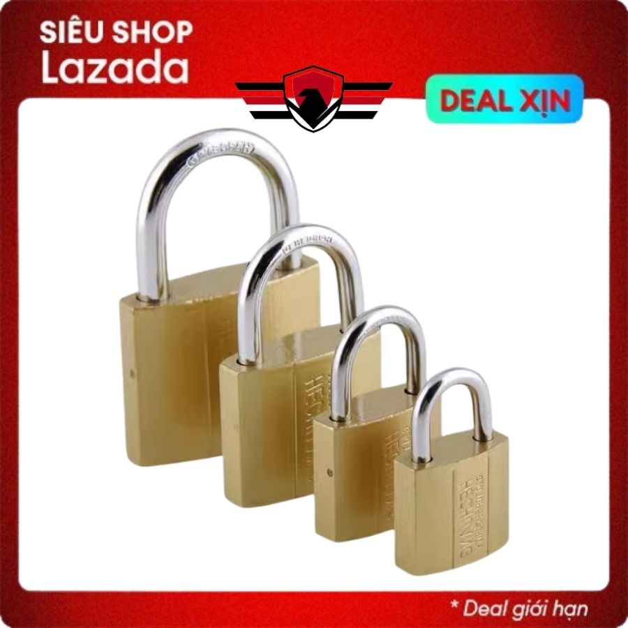 Ổ khóa cửa tri vàng- Ổ khóa tri vàng bấm Hàn Quốc chịu lực siêu bền cao cấp - Huy Tưởng