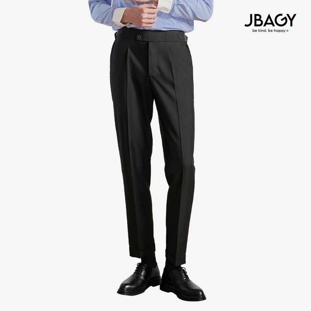 Quần tây nam JBAGY thiết kế Sidetab - điều chỉnh cạp linh động phong cách thanh lịch JA0302