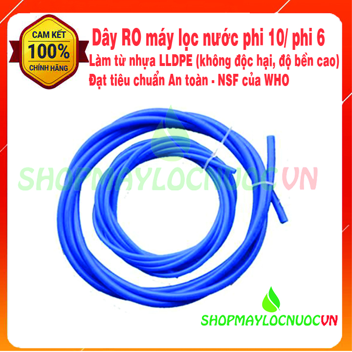 Dây dẫn nước cho Máy lọc nước – Dây cấp nước đầu nguồn/ dây nước thải -ShopMayLocNuocVN