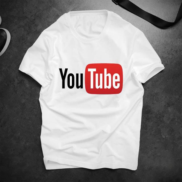 [HCM]Áo thun nam nữ form rộng tay lỡ IN YOU.TUBE Áo phông nam cộc tay in hình siêu đẹp