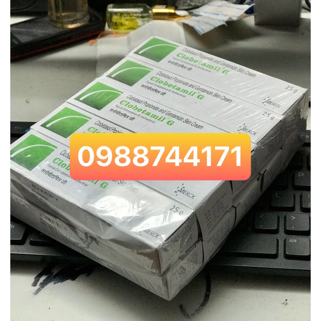 10 Tuýp dài Clobetamil g thái lan loại 25G