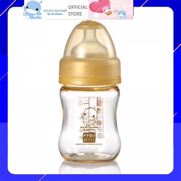 Bình sữa cổ rộng ppsu kuku ku5833 - 140ml