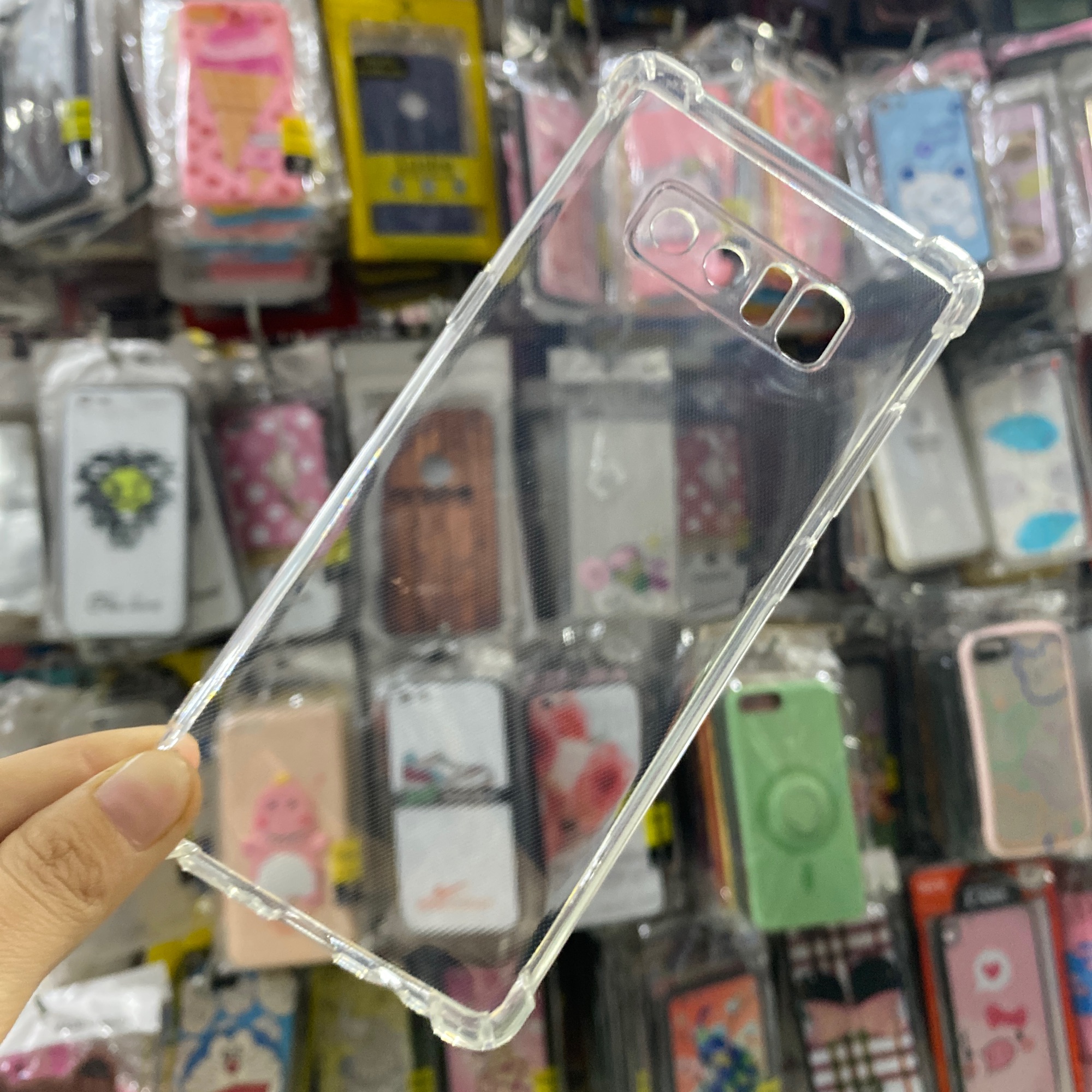 Samsung Note 8 Ốp lưng dẻo trong suốt chống sốc siêu xịn