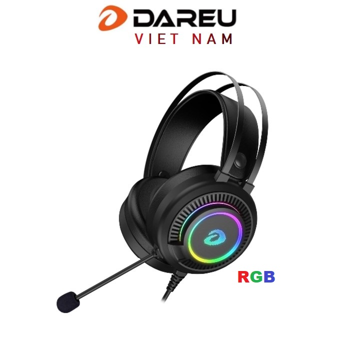 Tai nghe gaming Dareu EH416 RGB giả Lập 7.1 cổng USB- Mai Hoàng Phân Phối