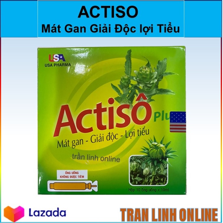 Actiso plus - Mát Gan, Lợi Tiểu, Giải Độc