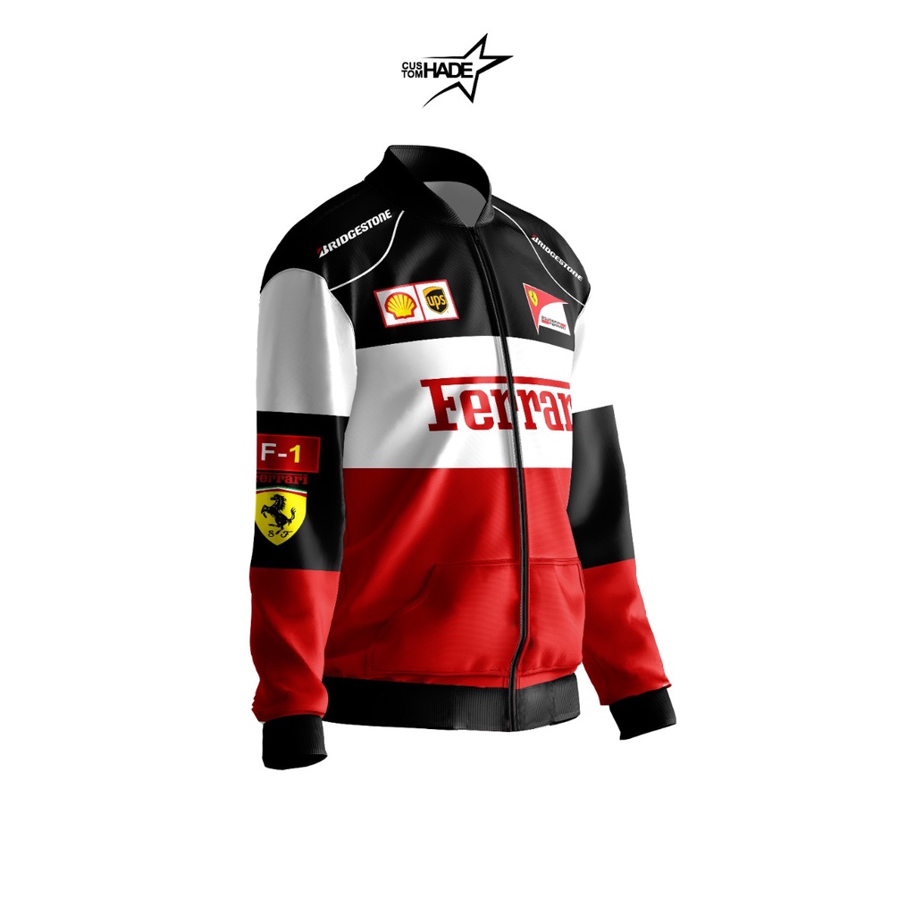 PRIA F1 Ferrari Jacket Adult Men Custom Fullprinting Customhade