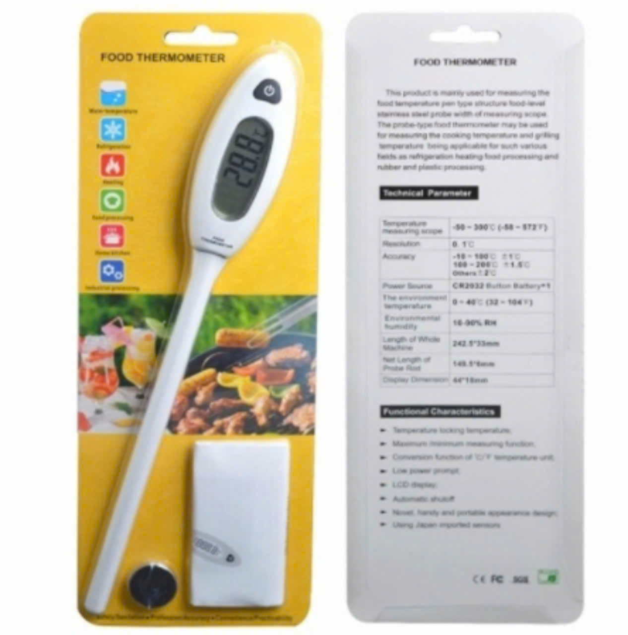 Que đo nhiệt độ thực phẩm gm1311