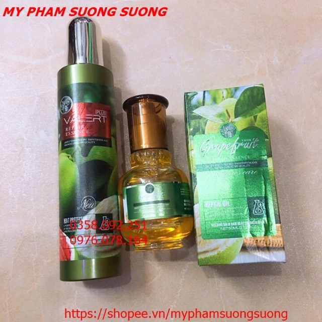 Xịt dưỡng và tinh dầu bưởi chống rụng tóc, kích thích mọc tóc organic grape fruit