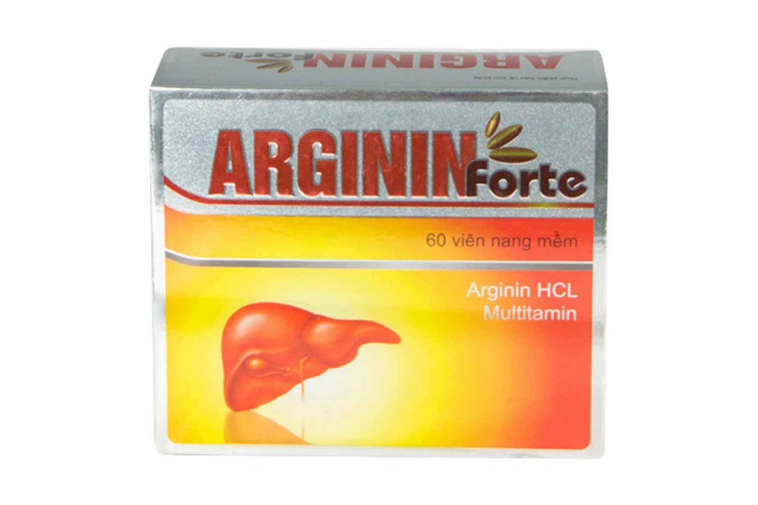 Viên uống ARGININ FORTE giúp tăng cường chức năng gan, hạ men gan, mát gan