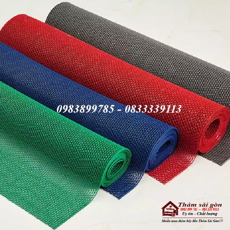 Thảm nhựa lưới chống trơn trượt 5mm