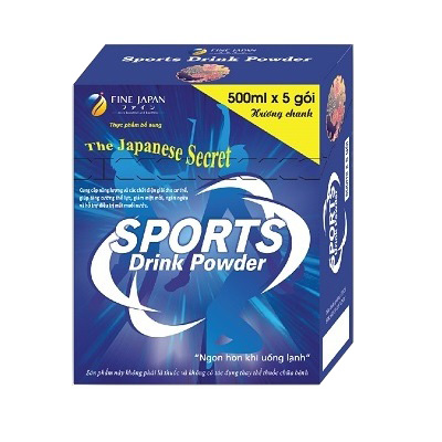 Oserol Nhật Sports Drink Powder-Fine Japan-Bù nước, cung cấp chất điện giải, tăng cường sức khỏe-Hộp 25*5 gói