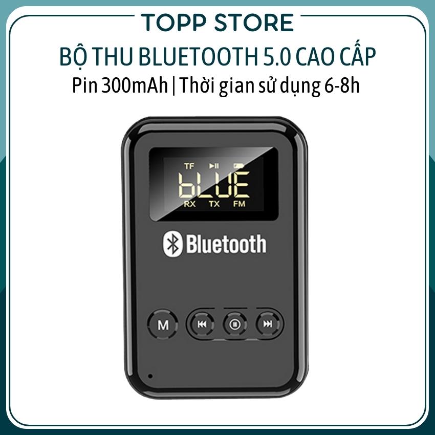 Bộ thu Bluetooth cho âm ly, bộ thiết bị chuyển đổi âm thanh bluetooth không dây âm thanh nổi, loa xe hơi, âm thanh AUX 3.5mm, bộ thu bluetooth hát karaoke cho dàn amly kết nối không cần bất cứ thiết bị dây nào cho âm thanh trung thực