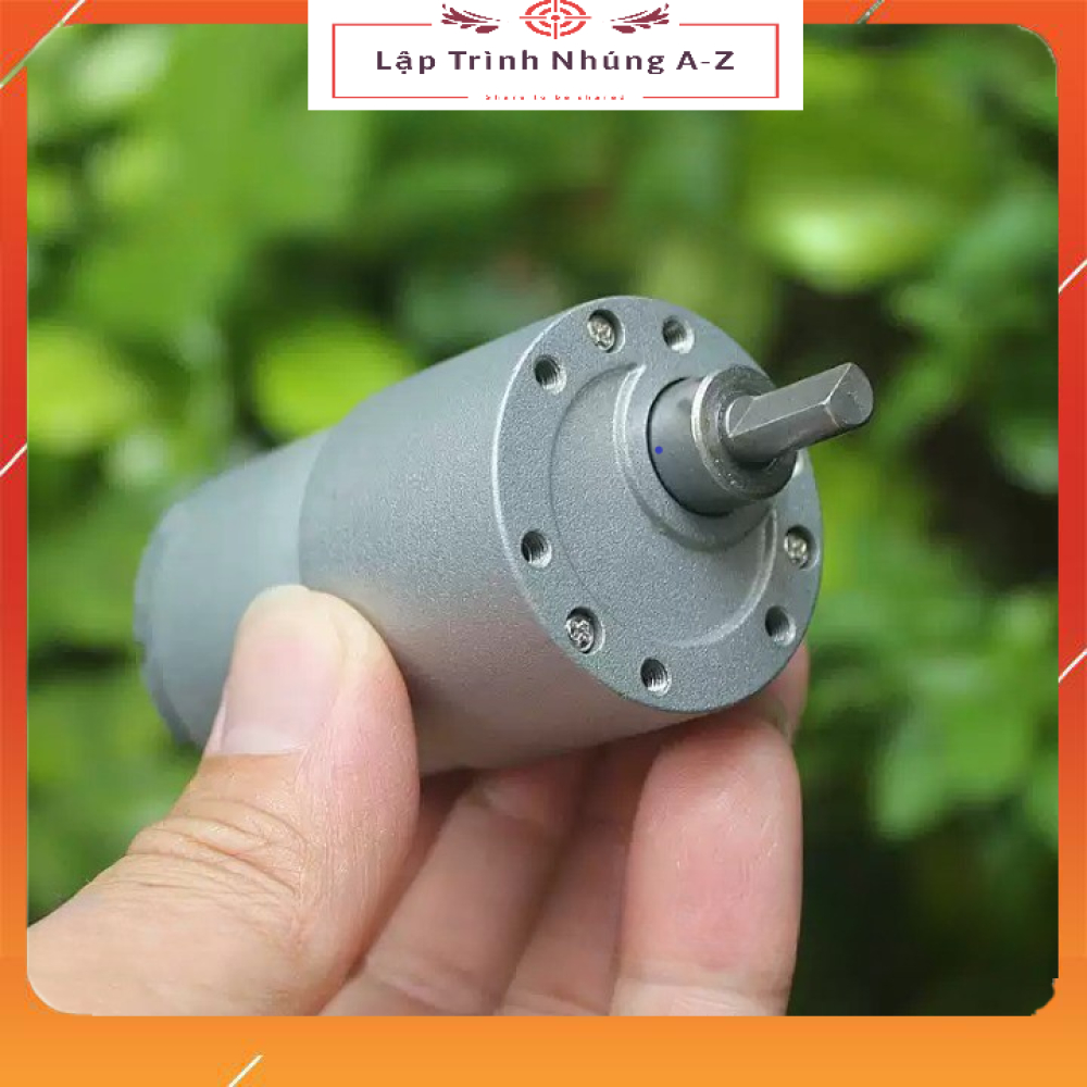 [Lập Trình Nhúng A-Z][G203] Động Cơ Giảm Tốc DC Bằng Kim Loại DC 1.5V - 12V (2.5-20 Vòng/Phút) 5W