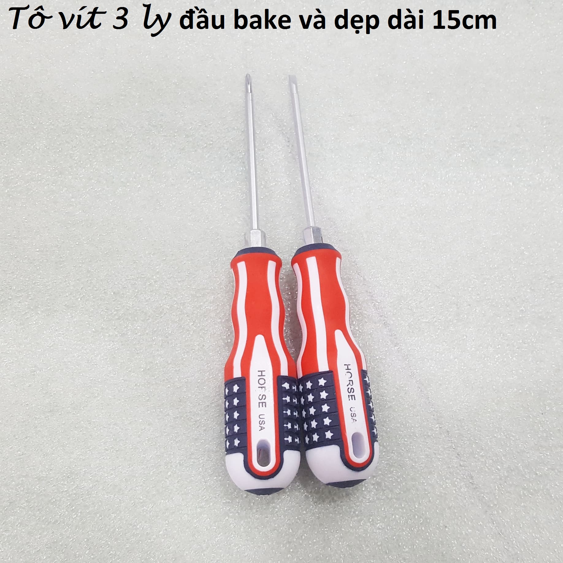 Tô vít 3 ly đầu bake và dẹp dài 15cm tiện dụng