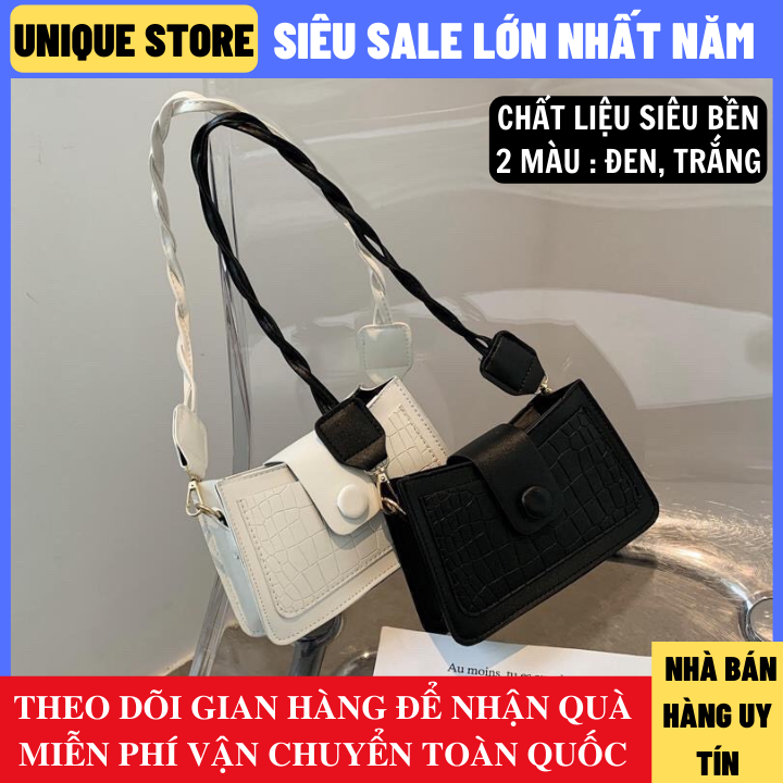 Túi Đeo Nữ Thời Trang Da Mềm Cúc Khoá Bấm Thời Trang Phong Cách Hàn Quốc Thiết Kế Hiện Đại Thời Thượng - Phù Hợp Để Đi Chơi, Đi Du Lịch, Túi xách nữ, túi đeo chéo nữ