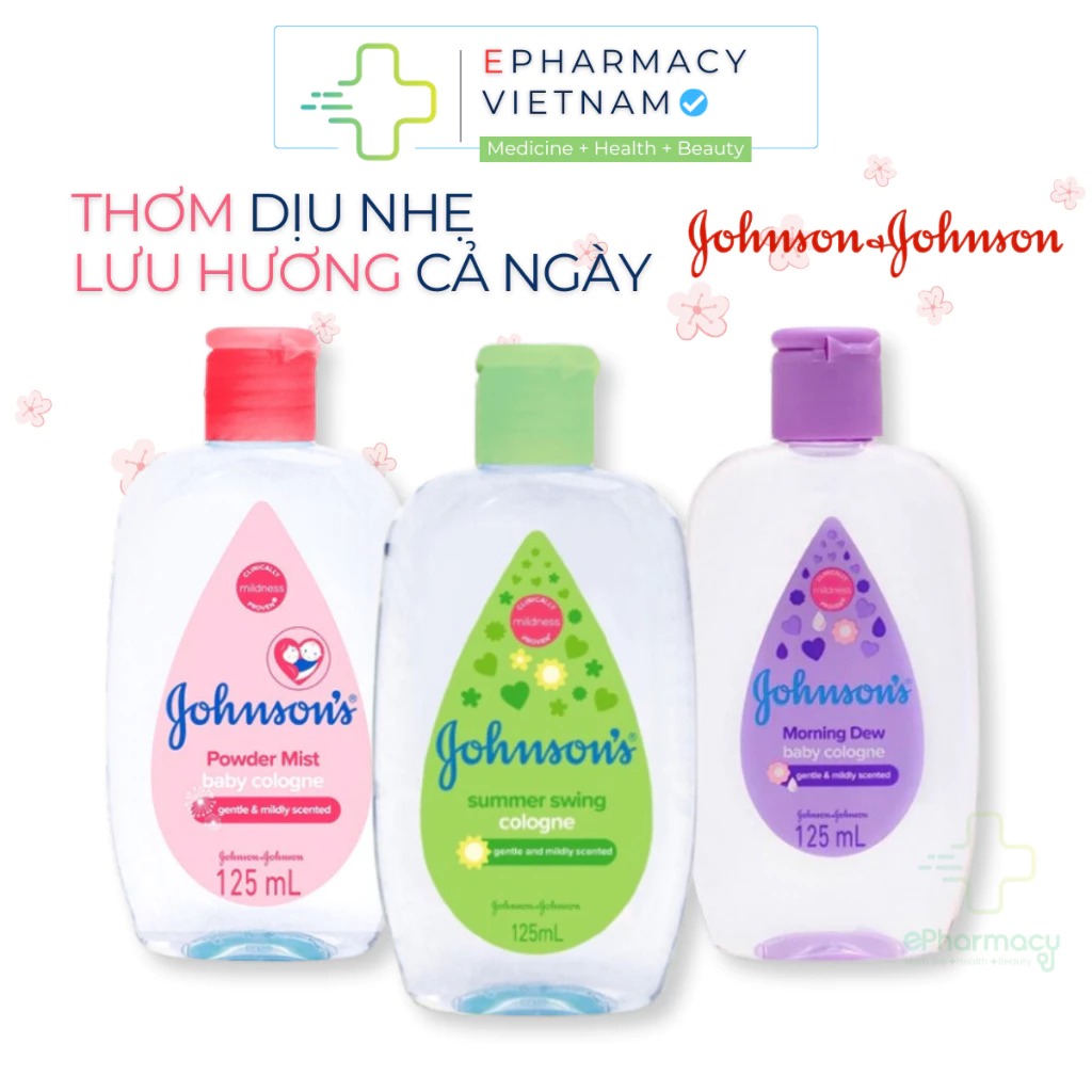 Nước hoa Johnson's Baby Cho Trẻ Em Lưu Hương Thơm Mát