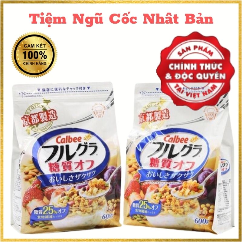 - Combo 02 gói Ngũ cốc trái cây Calbee Nhật Bản,ngũ cốc hoa quả sấy khô, ngũ cốc dinh dưỡng, ngũ cốc sữa chua, ngũ cốc tăng cân, giảm cân cho người gầy