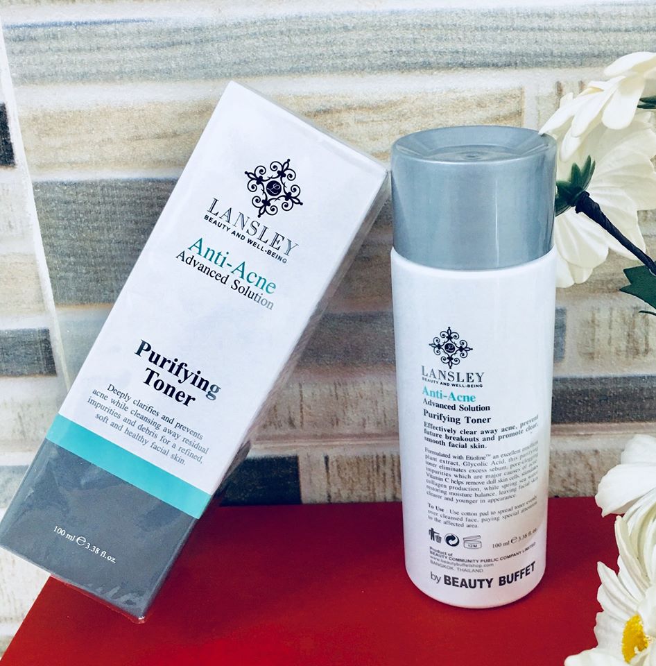 Nước hoa hồng dành cho da mụn lansley 100ml