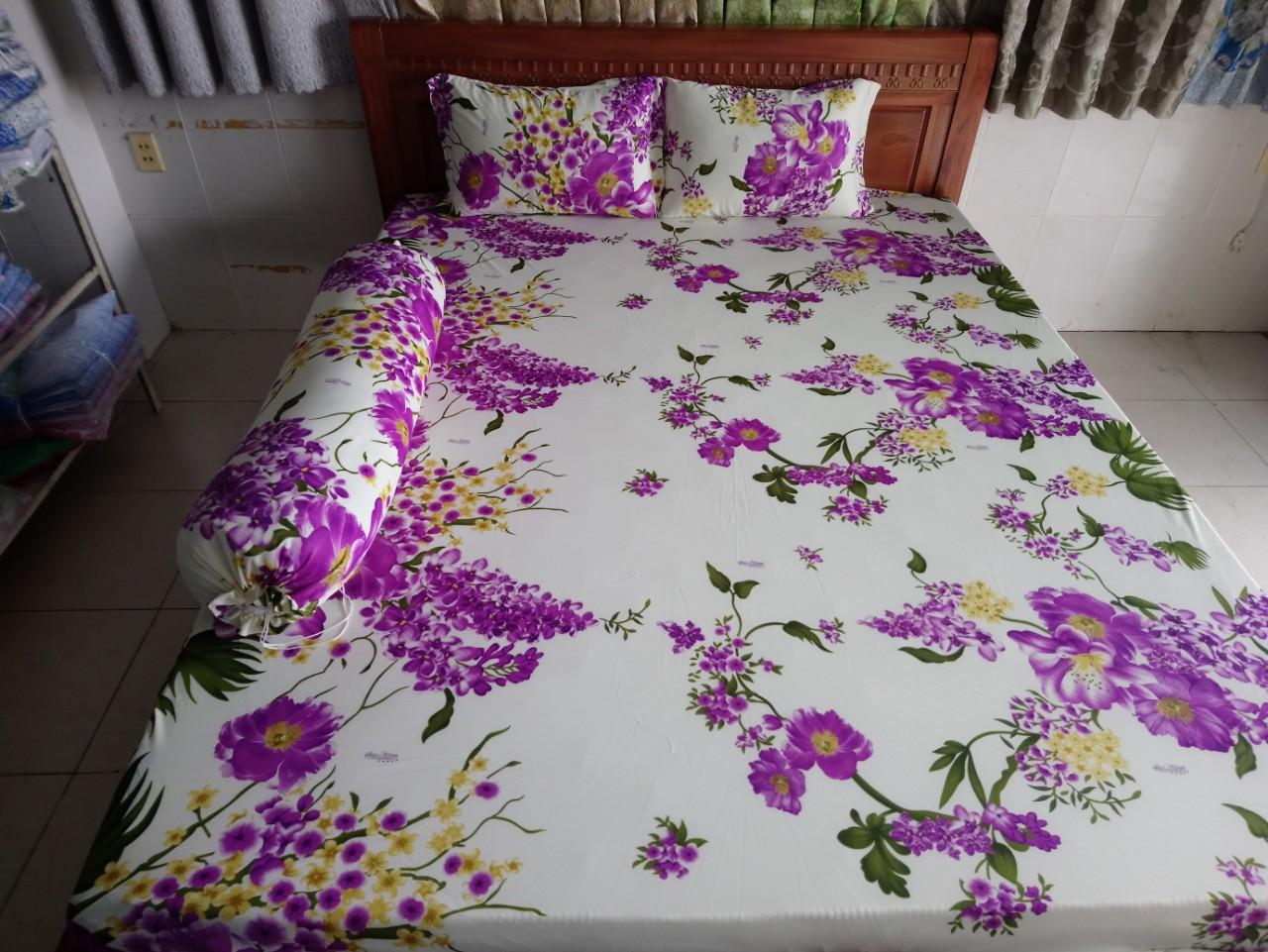 Bộ dra thun lạnh hàn quốc 1m8 x 2m