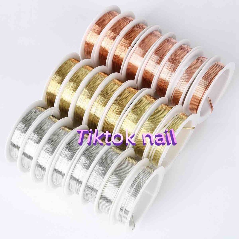 Cuộn kẽm trang trí móng tay nail