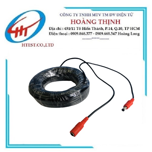 Dây Nối Nguồn Camera Ngoài Trời Dài 20M - Dây Nối Nguồn Camera - SP001184