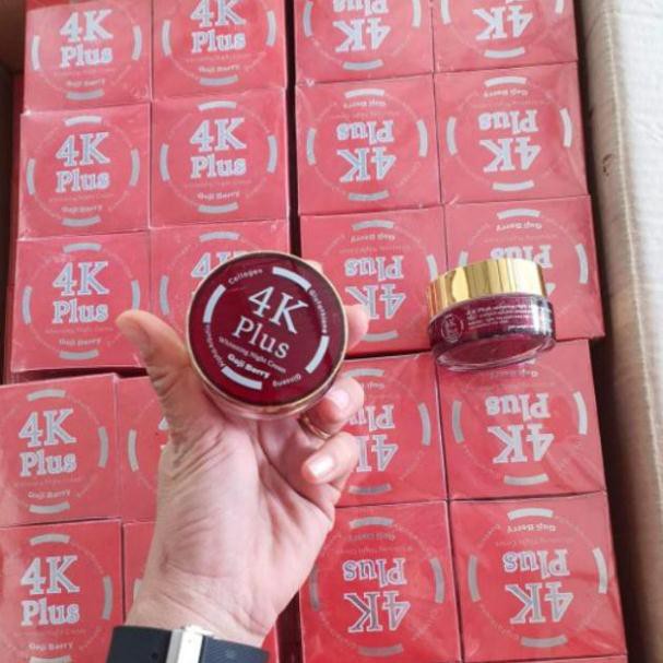 Kem 4K plus 5X đỏ dưỡng trắng dành cho da mụn