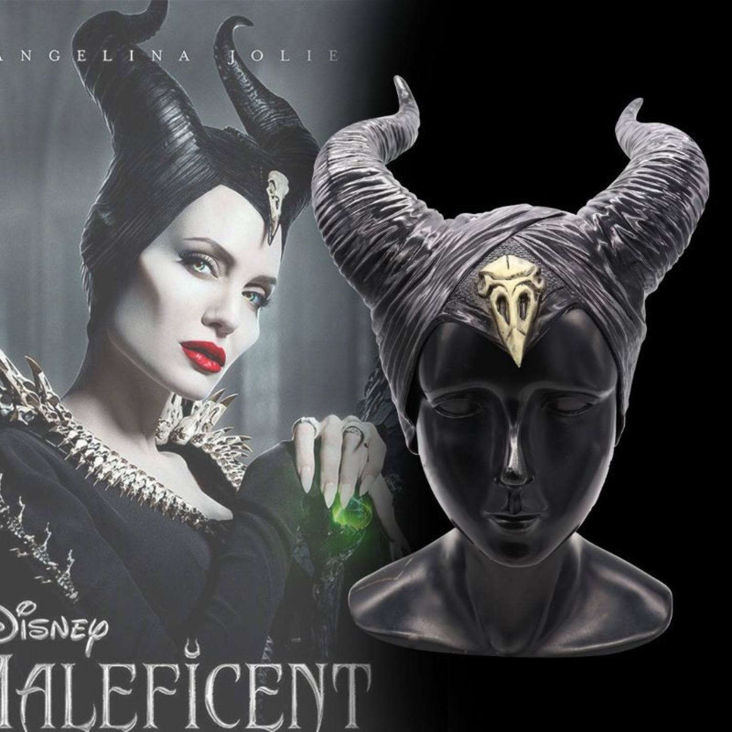 CÓ SẴN) Mũ cosplay Halloween Tiên Hắc Ám Maleficent Có Sừng Phiên