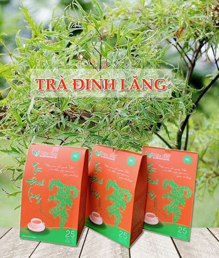 Trà đinh lăng Mộc Can an thần, ngủ sâu giấc hộp 25 túi lọc