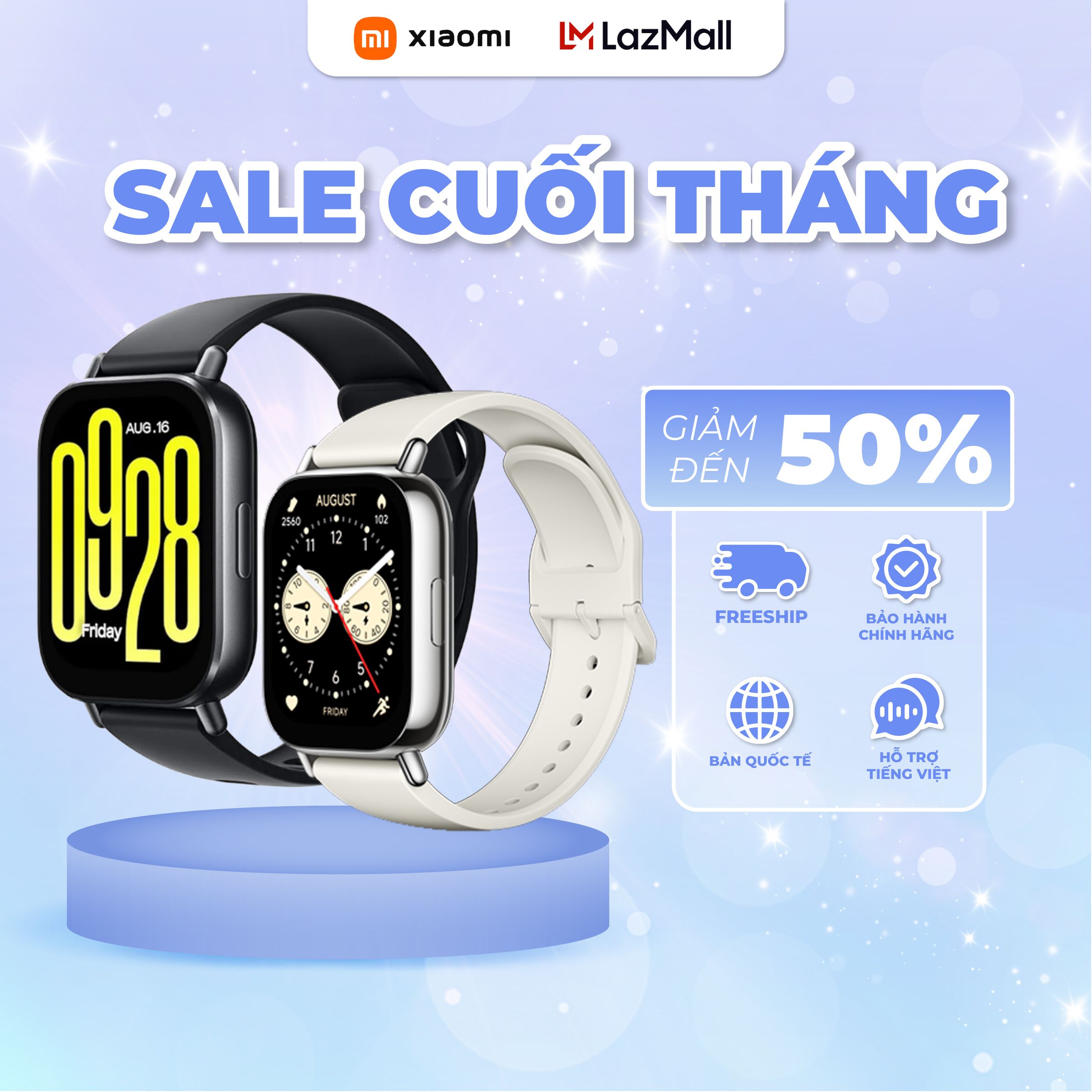 Đồng Hồ Thông Minh Xiaomi Redmi Watch 5 ACTIVE /  Watch 5 LITE (Chọn phân loại) – Phiên Bản Quốc Tế