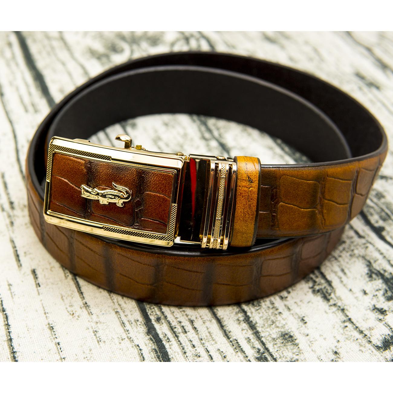 Thắt Lưng Nam - Dây Nịt Da Bò Vân Cá Sấu Loại Một BCS01