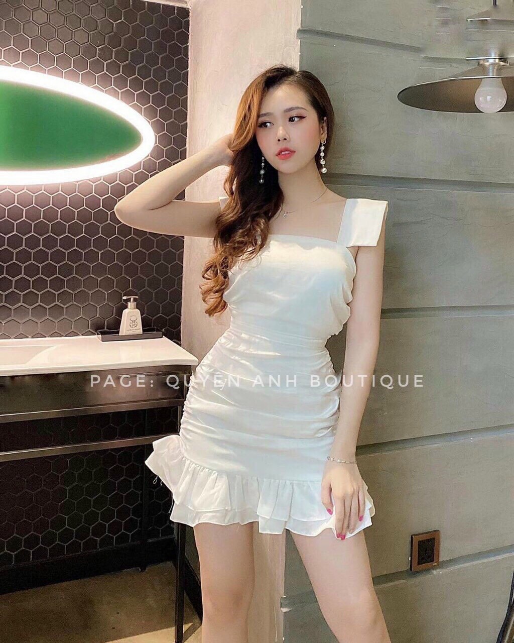 [HCM]ĐẦM HÀNG MỚI BamBoo Shop- ĐẦM NHÚN BÈO TAY CON LẠ MẮT CHẤT VOAN LỤA MỀM MỊN QCS